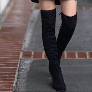 Charles David Sleek Black Over-the-Knee Boots